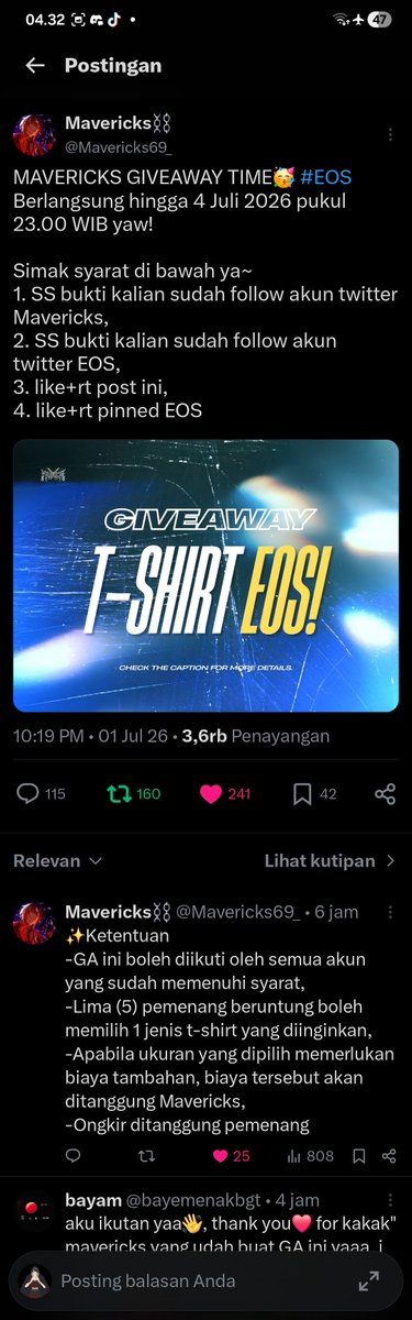 aizasalsa's tweet photo. @Mavericks69_ Makasih banyak mavericks, sehat selalu kalian semuaaaa loveee uuu ❤️ https://t.co/pfdaTlqFP6