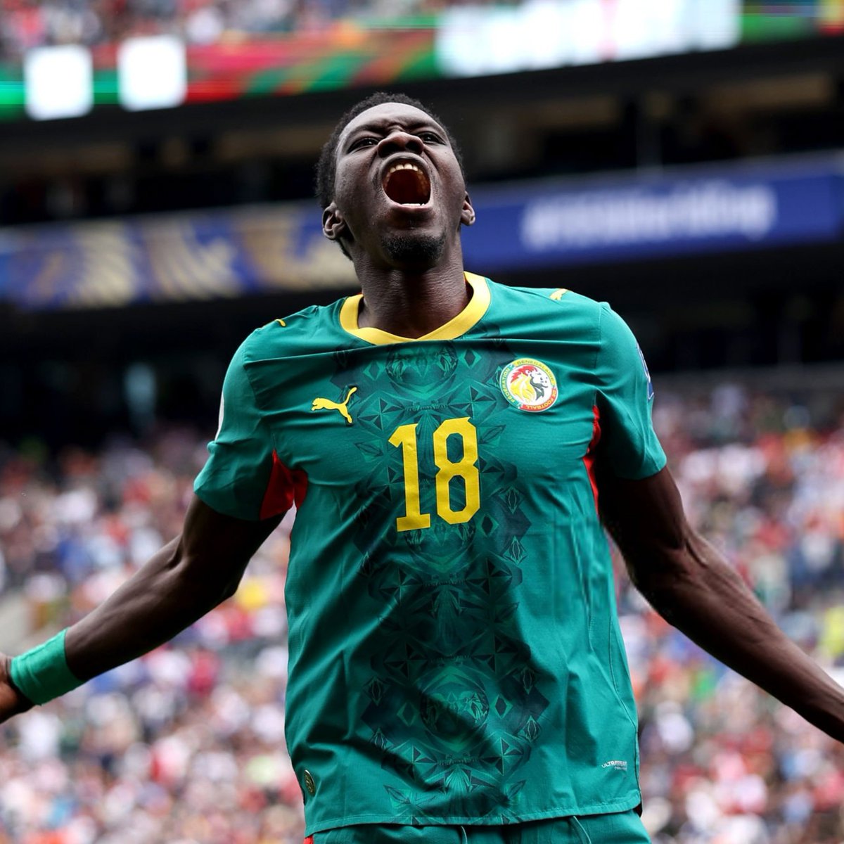 _BeFootball's tweet photo. 🚨 ISMAÏLA SARR 🇸🇳 REJOINT ROGER MILLA DANS L’HISTOIRE ! 🥹🌍

Avec 4 buts en 2026, il égale le record du plus grand nombre de buts marqués par un joueur africain sur une même Coupe du Monde.

Un Mondial fantastique pour l’attaquant sénégalais.

(@OptaJoe) https://t.co/dzo4mIhKJq