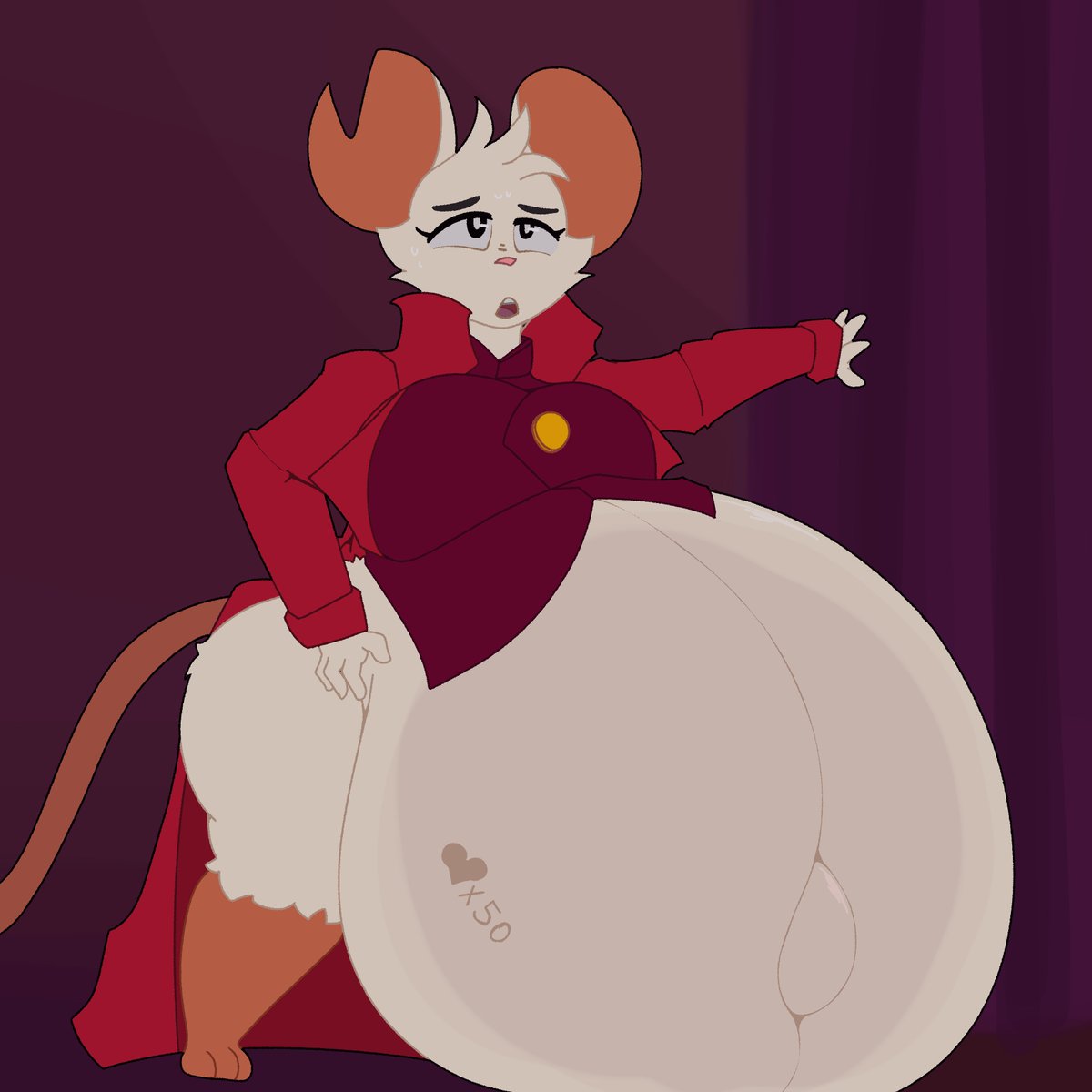 UwuWixi's tweet photo. commission for @Rudyru64 
It seems that Mina is having some problems... https://t.co/gqUA1ncJZL