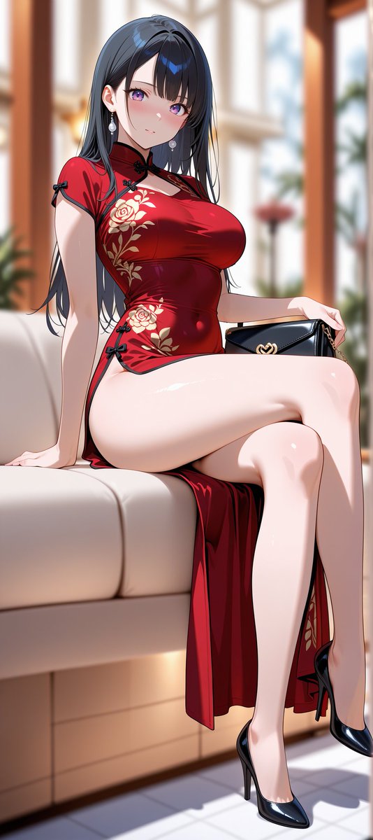 backfrom2784's tweet photo. AI alteration.  #whitethighhighs #redhighheels https://t.co/vMLOTjM6Ep