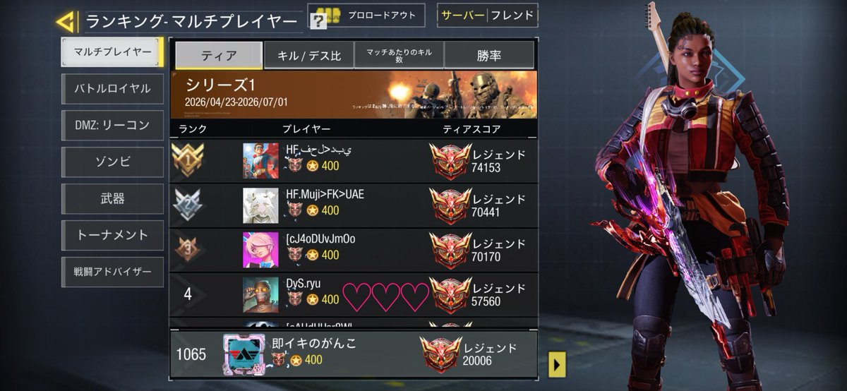 pubg_gnk_'s tweet photo. 今シーズンも397🔫💕
初めて2万p‼️処女卒（i）💦ﾋﾟｭｯﾋﾟｭ
女の子のフレンドください…👧🏼💗
🚺dmﾏﾃﾏｽ🫶🏾

#CoDm
#2本指✌🏾 https://t.co/431k8MA0l1