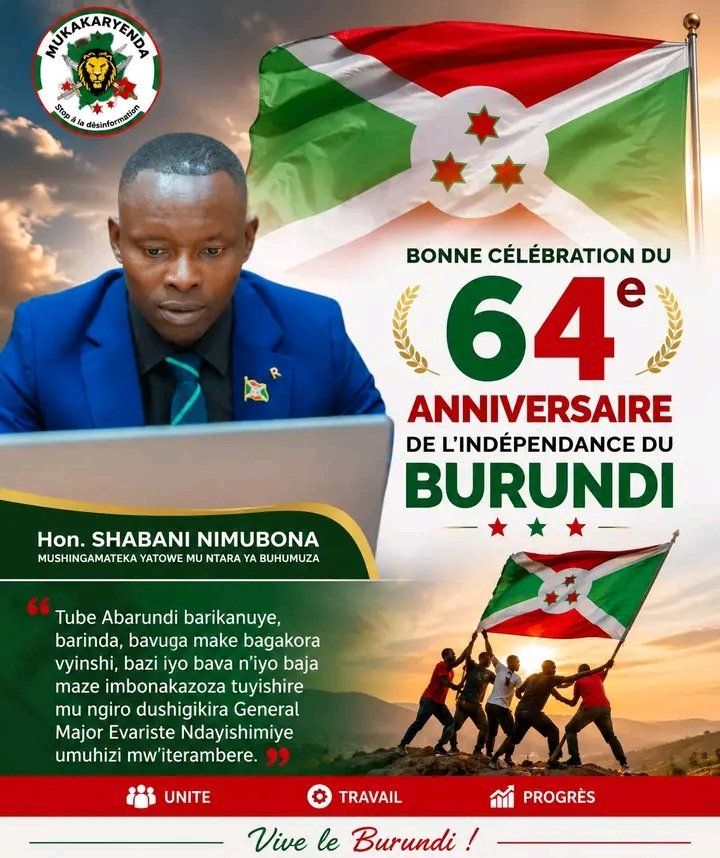 MiburoRenovat's tweet photo. 🇧🇮 Honorable Nimubona Shaban, militant du CNDD-FDD, transmet ses valeurs à sa fille, désormais candidate officier de police. Un exemple de transmission patriotique et d’engagement  @CnddFddBuhumuza
@CnddFdd 
@R_Ndikuriyo 
@GeneralNeva 
@nancymutoni
@CnddFdd_Russia https://t.co/InyvaCU8Dc