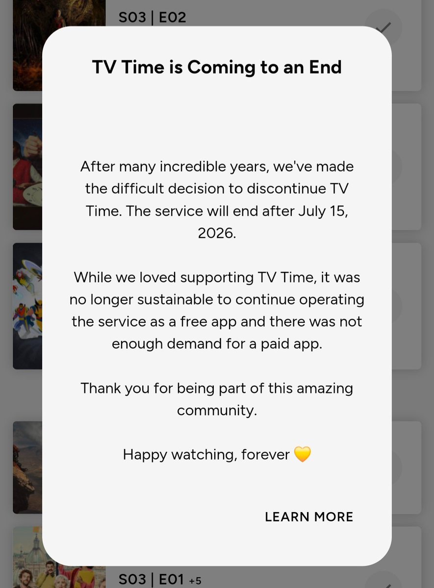 archinerd_'s tweet photo. Vista la chiusura di TV Time, come vi trovate con Trakt, Serializd e/o Showly? https://t.co/0Bg17lK3o2
