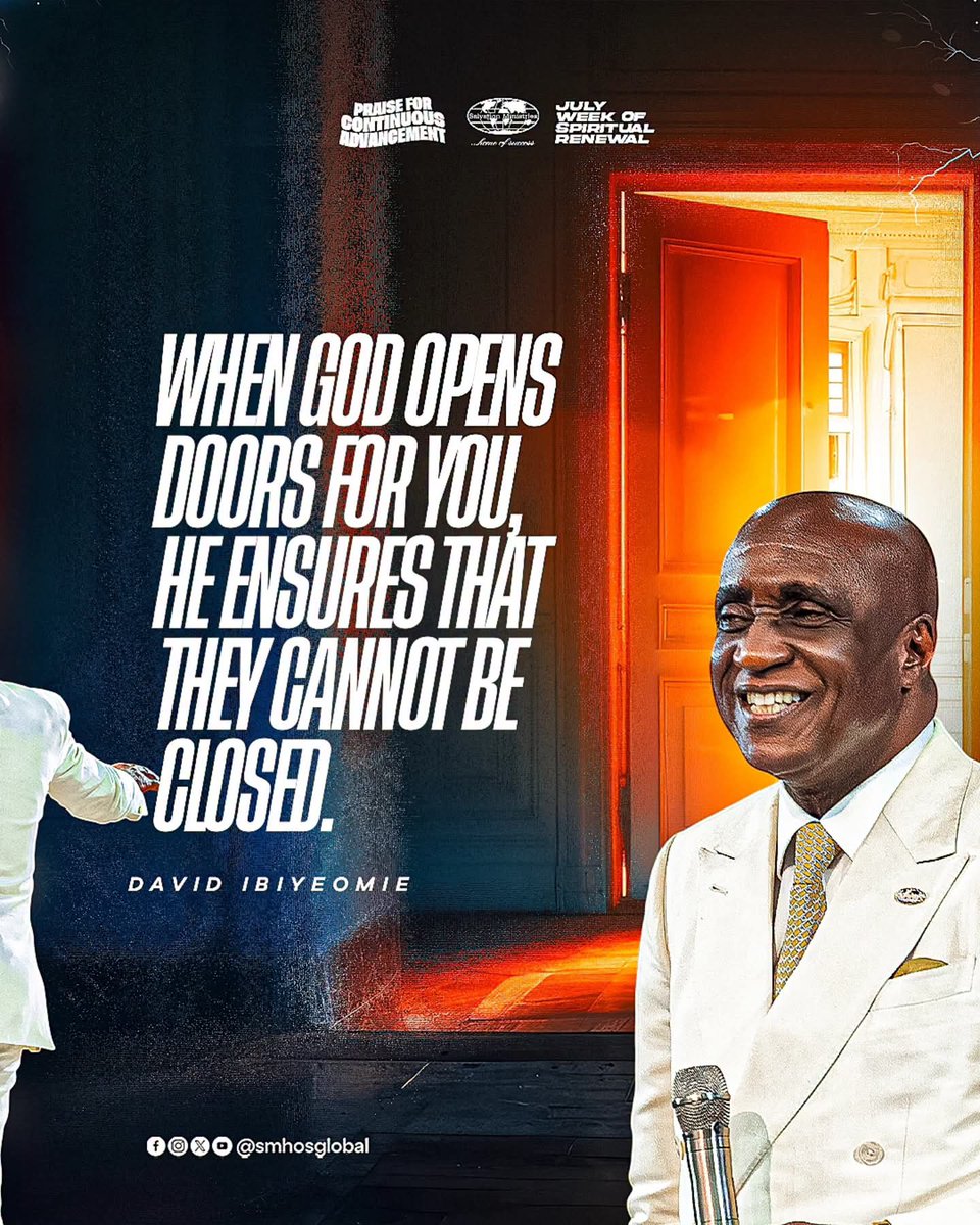 smhosglobal's tweet photo. Praise breaks chains and opens doors in your favour.
#SMHOS #JULYWOSR #HealingSchool https://t.co/S7ccLtU6qH