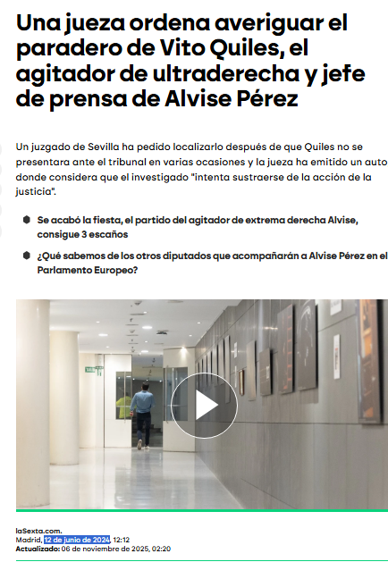 Auroraiterum's tweet photo. Peinado retira el pasaporte a Begoña Gómez,mujer del Presidente, para que no se fugue.
Pero a Vito Quiles, que ha rehusado presentarse en el juzgado en varias ocasiones, no se le retiró el pasaporte porque no hay riesgo de fuga.
¿Es así?
@vitoquiles el Omnipresente!👇👇🙄🙄 https://t.co/Y9p2BCAZDW