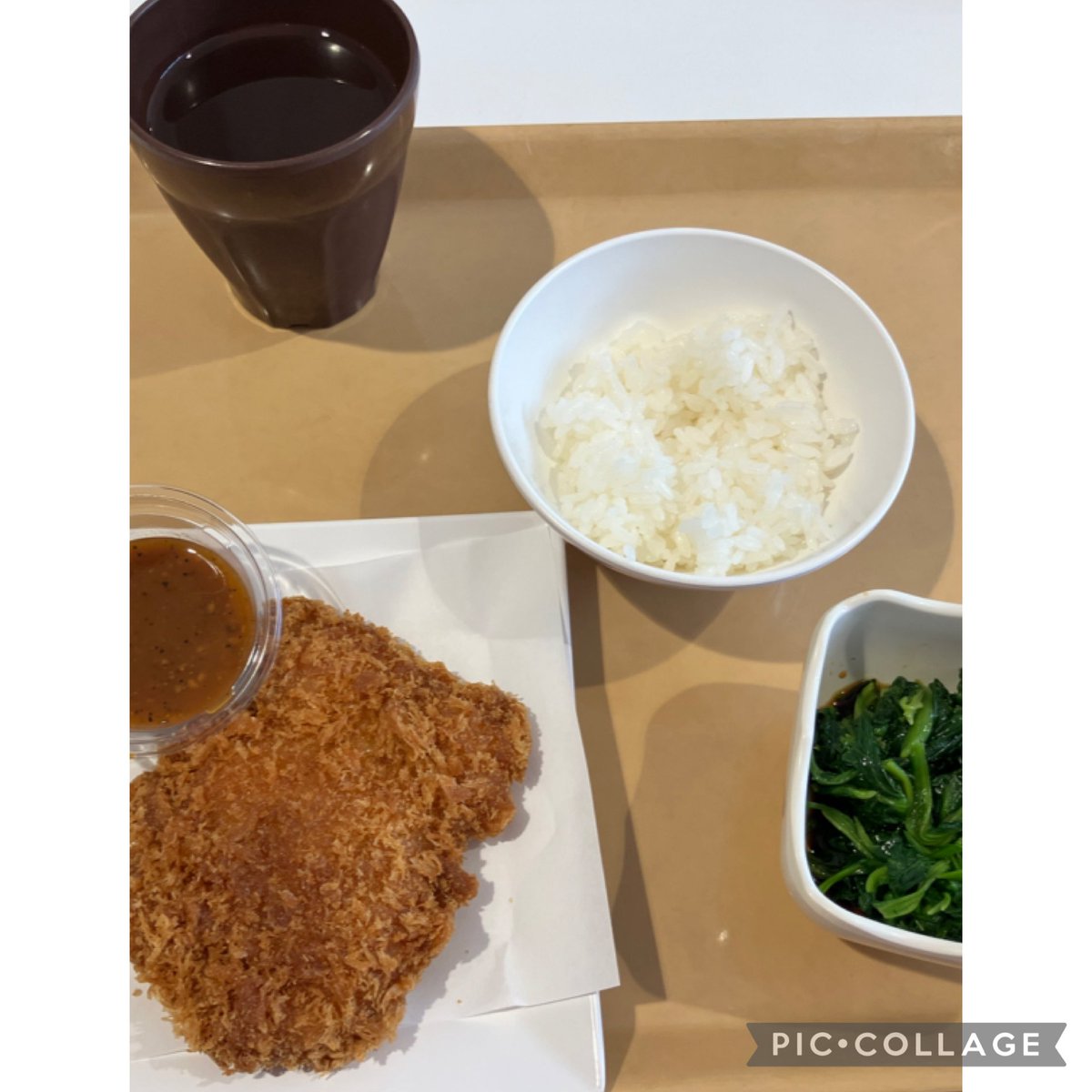 manpomiblog's tweet photo. 昨日の水曜日5784歩
ランチは大学の食堂😆お菜取って載せたままの雑写真💦ですが、ピリ辛山賊ソースが美味しく、小鉢はほうれん草もたっぷり
途中のお土産店に停まるのは面倒な家族も、子供の受験当時に聞き覚えある大学に寄るのは🆗🚗
一般人も利用可でありがたい！ https://t.co/CRWldLryhi