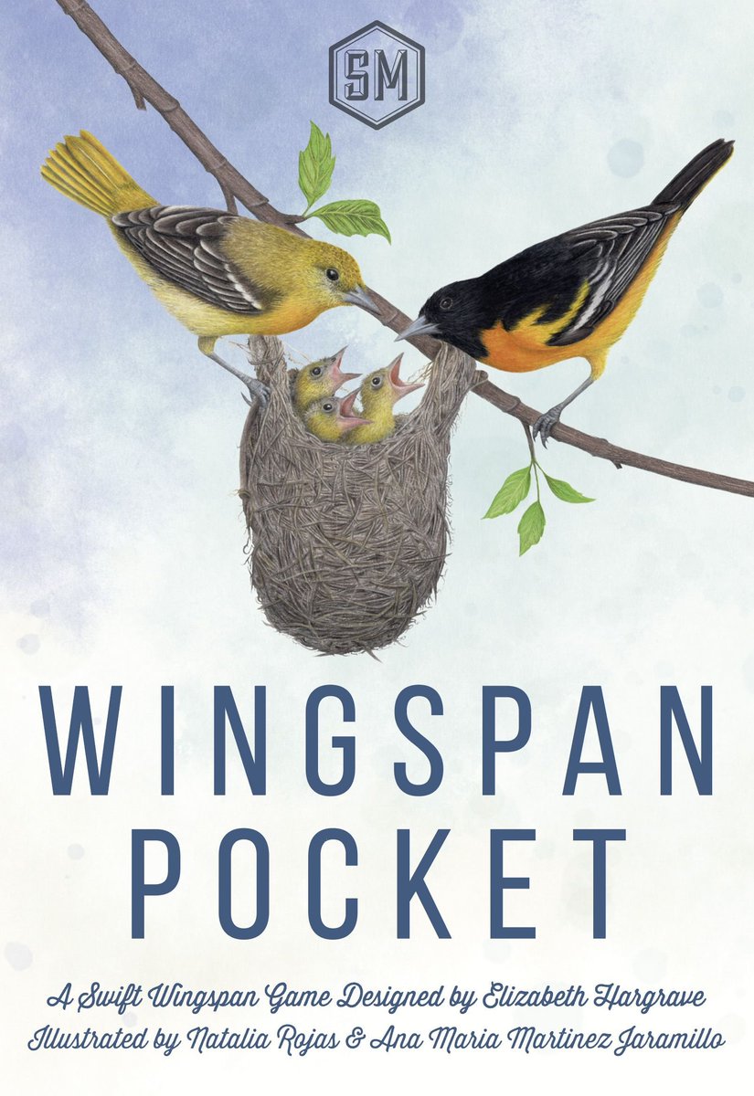 okanenainde's tweet photo. Wingspan Pocket (2026)
https://t.co/LwuM8LsmSm
https://t.co/KUWcB2eaZQ
https://t.co/KjkmJg99tP
短時間で遊べるようにした『ウイングスパン』のリメイク版カードゲーム。英文ルール公開中。カードに互換性はないとのこと。

Wingspan (2019)
https://t.co/rCCs6Ft2Ef
https://t.co/SAL1rU53di https://t.co/TpnYZ4pNR5