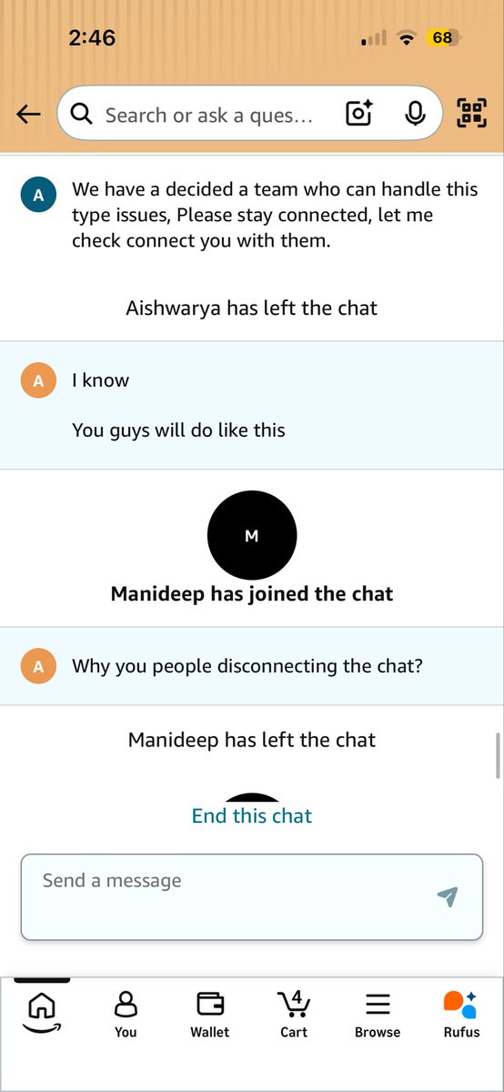 AjayChinthamani's tweet photo. You asked me DM personally and I have contacted you over there and you shared me a link of customer support and see how your efficient staff is escaping by disconnecting my chat.

You have not given me any option other than lodging a consumer complaint https://t.co/krFYcQ41YF
