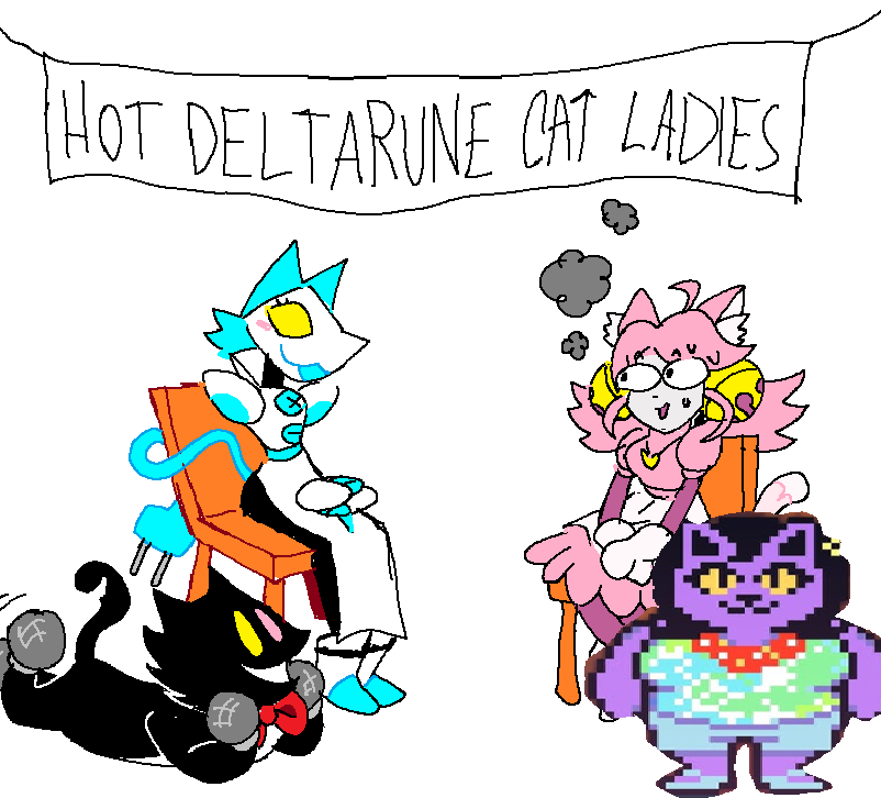 yoyle_'s tweet photo. #deltarune meeting https://t.co/hASxnLc8Dj