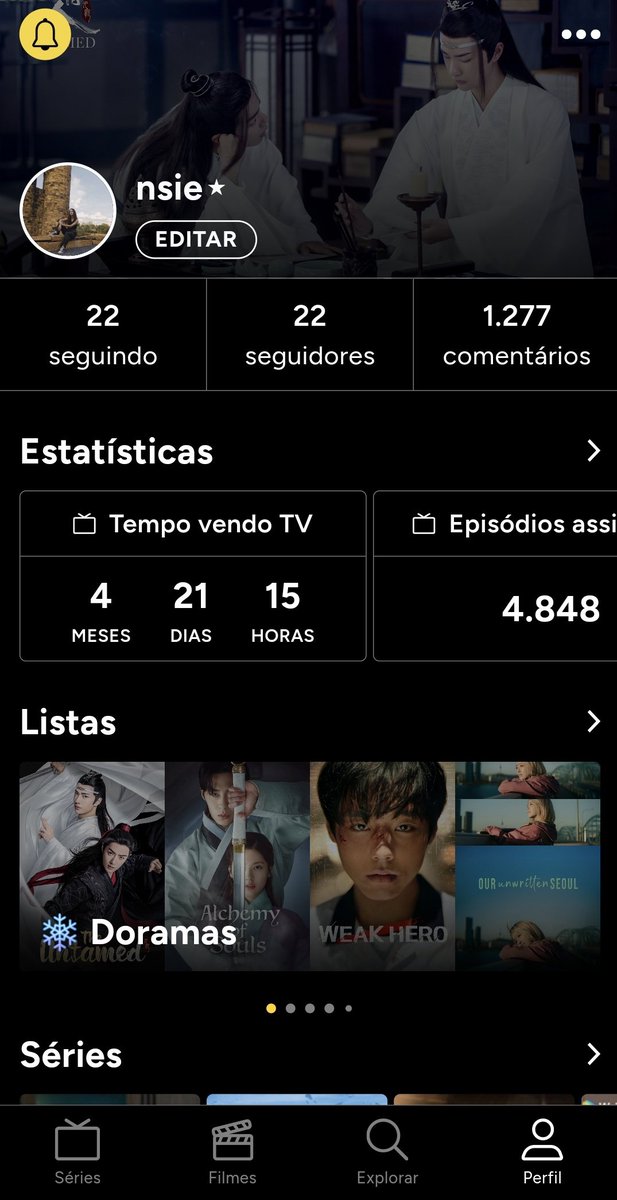 fearlesssie's tweet photo. Já tô sentindo ele dando seus últimos suspiros 😭 agora onde é que eu vou poder tagarelar sem parar sobre minhas histórias favoritas??? Todas as minhas listas e estatísticas 😭💔 https://t.co/5Pwpz24C08