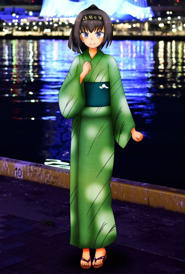 kotyi3's tweet photo. 憧れの朧先輩とおそろい。
(フライング5:15頃開始、+27m...。)
#艦これ版深夜の真剣お絵描き60分一本勝負
#艦これ版真剣お絵描き60分一本勝負_20260702
#秋月進水日 https://t.co/3So4Uy9jMi