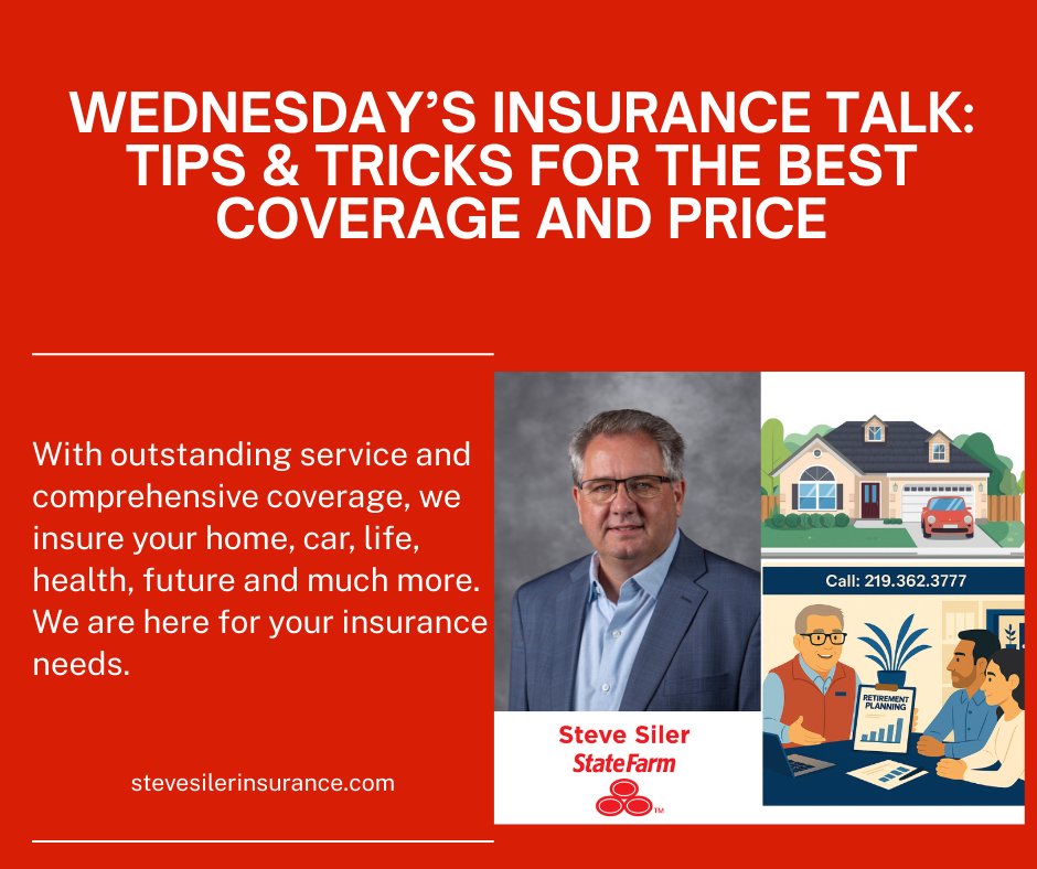 SSilerStateFarm's tweet photo. Tip: Inquire about claims history and how it affects your rates. Sometimes older claims can be removed after a certain period.
#ClaimsHistory #InsuranceSavings #WednesdaysInsuranceTalk #AskYourAgent #SteveSilerStateFarm #YourLocalAgent #HereForYou https://t.co/DuMxG7Hn2H