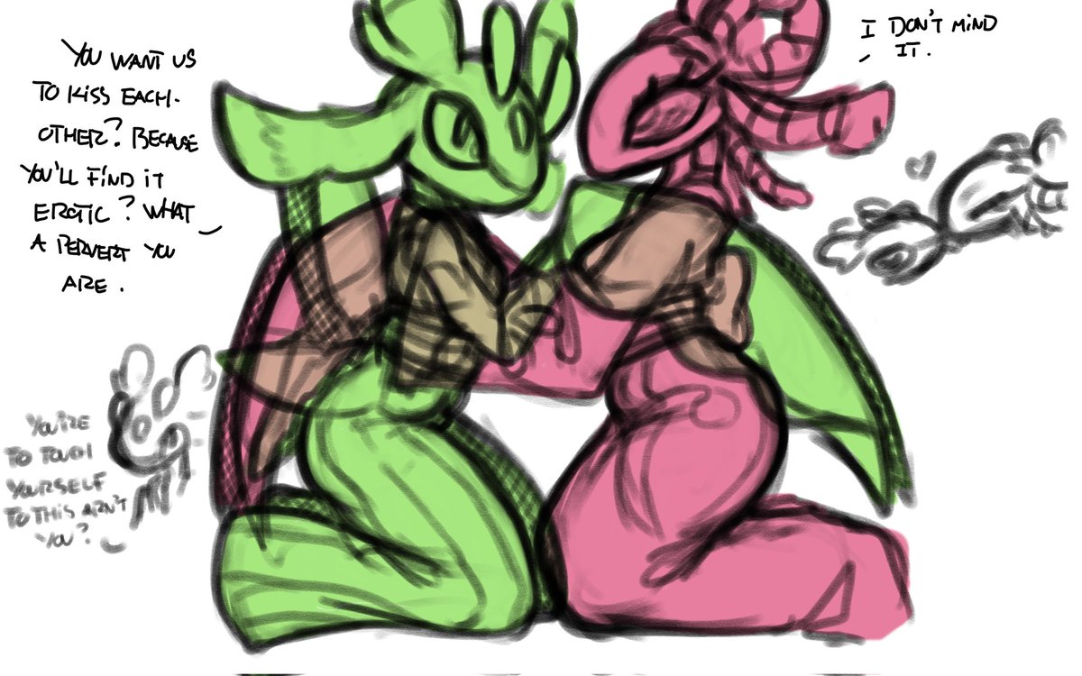 Cv54739064's tweet photo. I was requested those two kissing, and yeah y’all were right that IS hot ass hell
#deltarune #deltarunechapter5 
#pokemon #pokemonfanart https://t.co/gZJIhGrVse