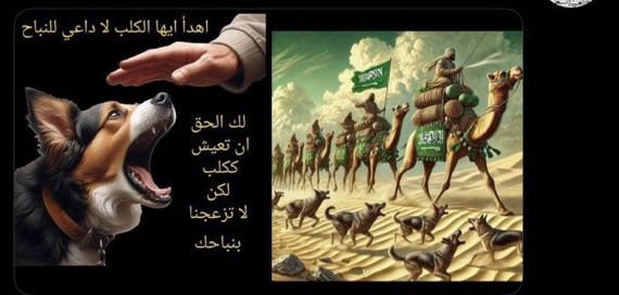 1414_ang's tweet photo. @TWT_arabic طز فيك وفي مصدرك ومصادرك كلها ي ابن المتغة مغيب انت ومن يدفعك للكذب السعودية ما يهزها زوابع شيطانيه وكلاب نابحه السعودية لا تثق ولا تعتمد غير على رب العالمين السعودية لا تخاف ولا تعمل حساب لكل النابحين الحاقدين واللي يروح من الحلفاء ما نبكي عليه نغيره ونجيب احسن منه https://t.co/fqgNf6qMTg