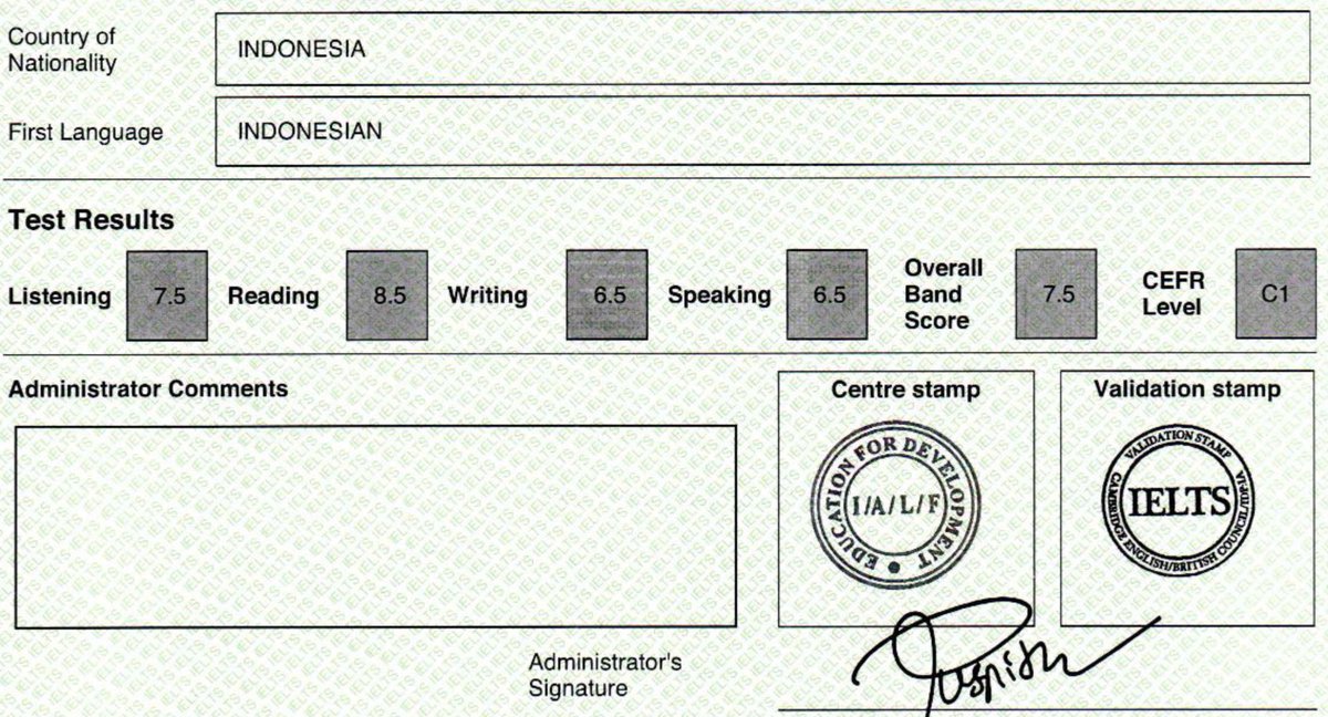 ikhwanuddin's tweet photo. Score IELTS ku yg bikin diterima PhD di Belgia tapi tertolak seleksi akhir beasiswa elpedepe. https://t.co/rDgauOoHUU