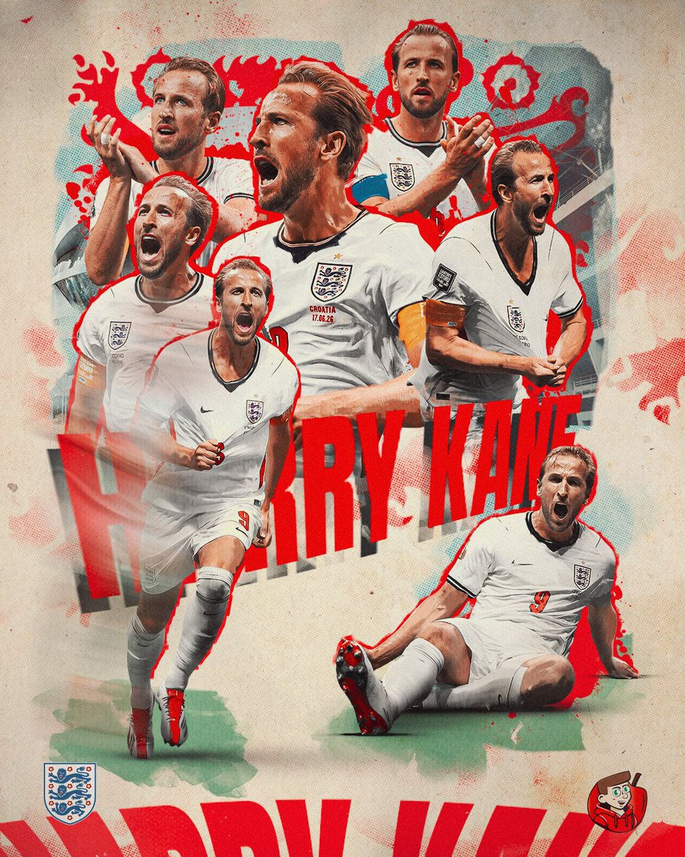 BraatzDesigner's tweet photo. O Furacรฃo Inglรชs ๐จ๐
O melhor camisa 9 do mundo!
#harrykane #kane #england #ThreeLions #smsports #sportdesign #fifawc #copadomundo https://t.co/vuS2JmdoyR