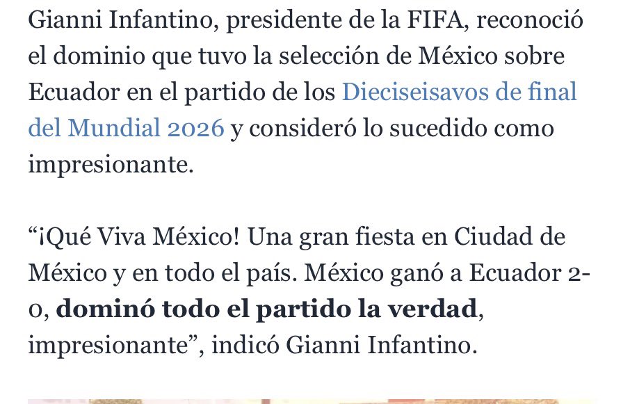 elinformante84's tweet photo. Gianni Infantino Presidente de la #Fifa GRITANDO “Felicidades a México, un gran partido en un estadio llenísimo, CON UNA AFICION INCREÍBLE”

Y ni una sola censura al vandalismo de los mexicanos.. https://t.co/dREW2ISb1b