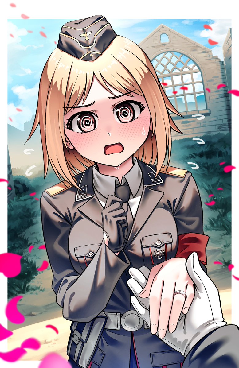 senpaihawkkun's tweet photo. Oath established💍
MP40 commissioned by @SchwarzSerpent, Thanks for the comms! #ドルフロ #GirlsFrontline https://t.co/pruB7MLsuK