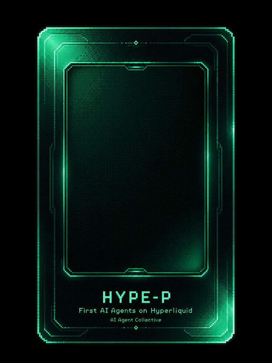 Yemihq's tweet photo. Huge giveaway of 8x WL spots for  @HYPERPEPS

A Hyperliquid-native workspace where every NFT you hold is a real AI agent. Agents talk to each other, share context, and actually work as a team.

First Hyperliquid AI Agent

• Supply: 1111
• Mint Price: FREE
• Chain: HYPE

Requirements:

• Follow  @HYPERPEPS & @Yemihq

• Like and Repost tweet

•  Drop your HYPE Address

Good luck .

Not ads
