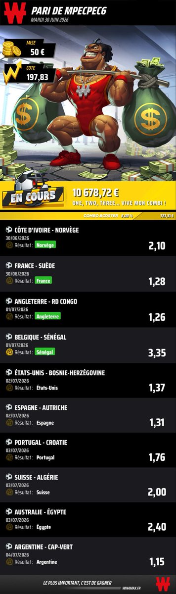MatheoPecqueux's tweet photo. @NEXENPRONOS Je cash out ? 😂🤯 https://t.co/jQAjsAHchR