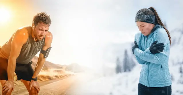 ouaslam_youssef's tweet photo. Discover how extreme heat and freezing cold hijack your physiology, drain stamina, and slow muscle recovery. Master the elements and train safely!
#OutdoorTraining #EnduranceTraining #WorkoutTips #ExercisePhysiology #HeatTraining #WinterTraining
https://t.co/FCFfAOtOWK https://t.co/Q4ltXN6Wq7