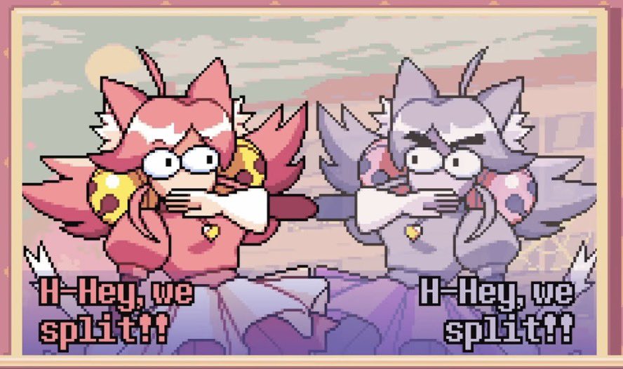 multi_milliepop's tweet photo. Okay for the hundredth time from the hundredth mew mew fan…

PINK. IS. MAD. MEW. MEW!!!

THE GHOST WAS MAD DUMMY! SHE BECAME MAD MEW MEW! IN DELTARUNE THE GHOST IN THE HOUSE SHARES HER SPEECH PATTERN! HER ENTIRE THEME OF ANGER IS ***HER*** 

MAD MEW MEW IS ALSO! NOT A DEAD NAME! https://t.co/NeGy9aTI3A