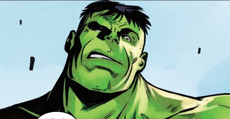 isheboth's tweet photo. “bah! stretchy man only feel bad because hulk found way back! but… rock man has been friend to hulk, even to puny banner. so hulk won’t smash rock man for finding hulk. yet.” https://t.co/QCxTkPPiLO