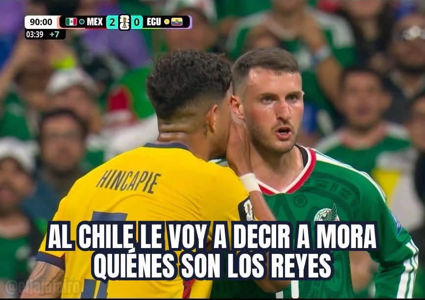 ZazilCarreras's tweet photo. Se filtra lo que dijo Hincapié cuando se tapó la boca, era obvio que Giménez no se iba a quedar de brazos cruzados. 

Con el niño no. https://t.co/zEYFJUsCyJ