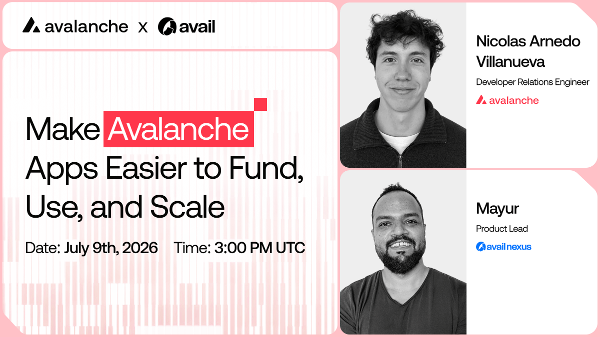 Avalanche Developers 🔺 tweet media