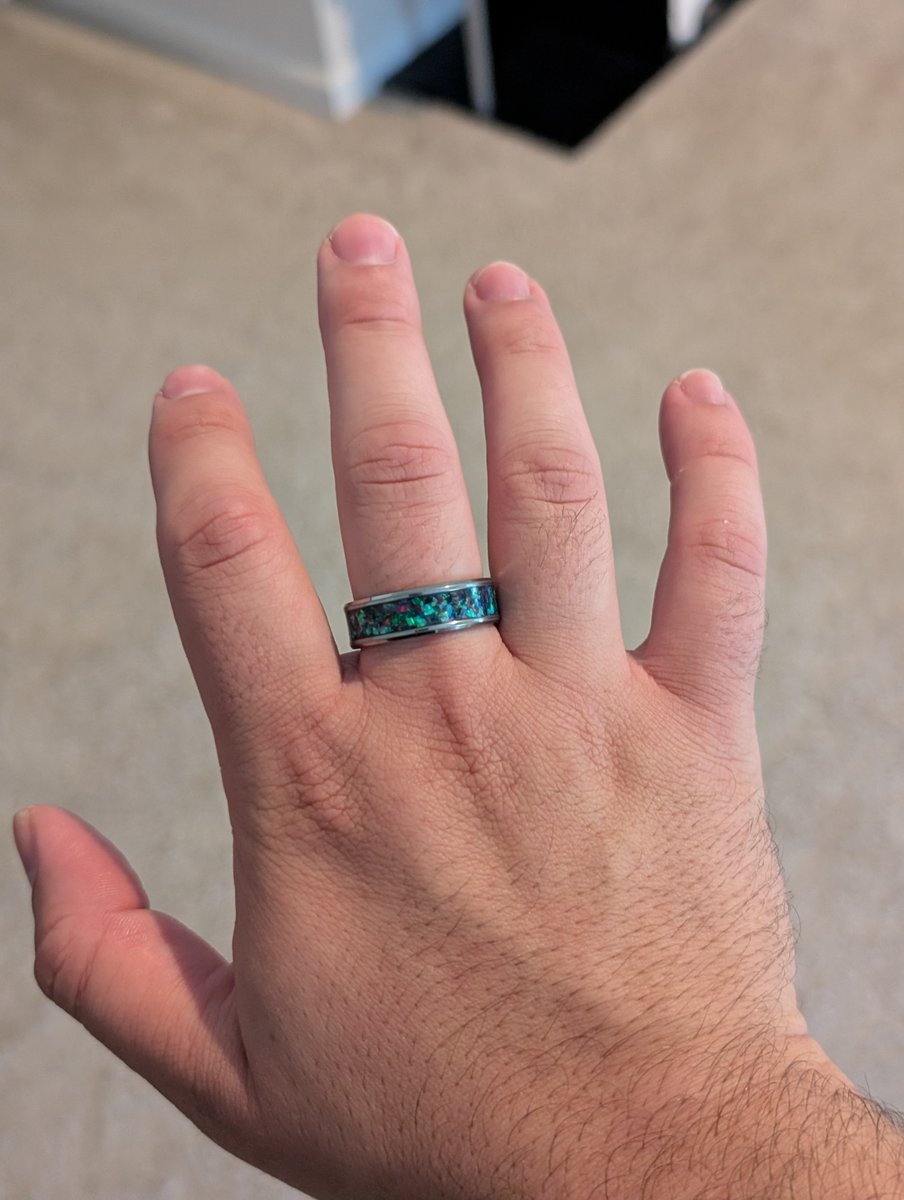 Nedruod's tweet photo. When your boy now feeling like a bad ass, the control over all warpstone...is mine

Huge shout-out to @TeddyPal_VT for the ring I comm'd from him. Excellent quality &amp; feels amazing https://t.co/Bq9hq92ewd