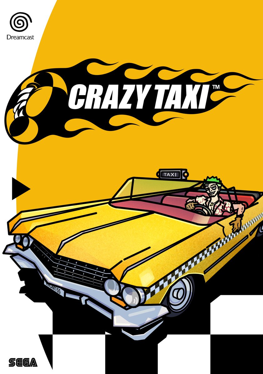 strangemanraph's tweet photo. Crazy Taxi minus the AI 🚕
#sega #illustration #noai #crazytaxi https://t.co/ZsvXsxc18f