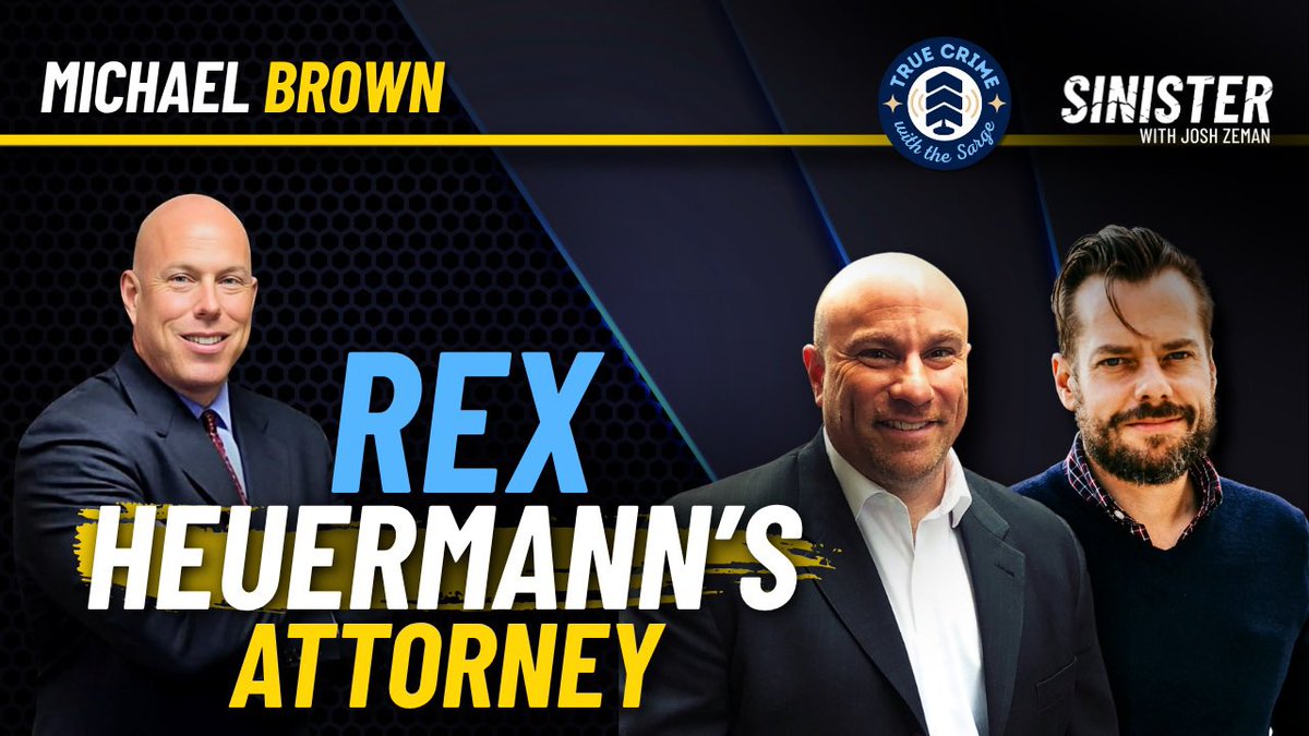 JoeGiacalone's tweet photo. 🚨Premiere tomorrow, July 2nd at 6PM ET🚨
Defense Attorney Michael J. Brown who represented the Long Island Serial Killer Rex Heuermann, sits down with myself and @joshzeman for an exclusive prerecorded interview and gave us some information that he shared with us beforehand that you won't hear ANYWHERE else! Tune in for True Crime with the Sarge!
👉🏻 https://t.co/o2clLnyAn9