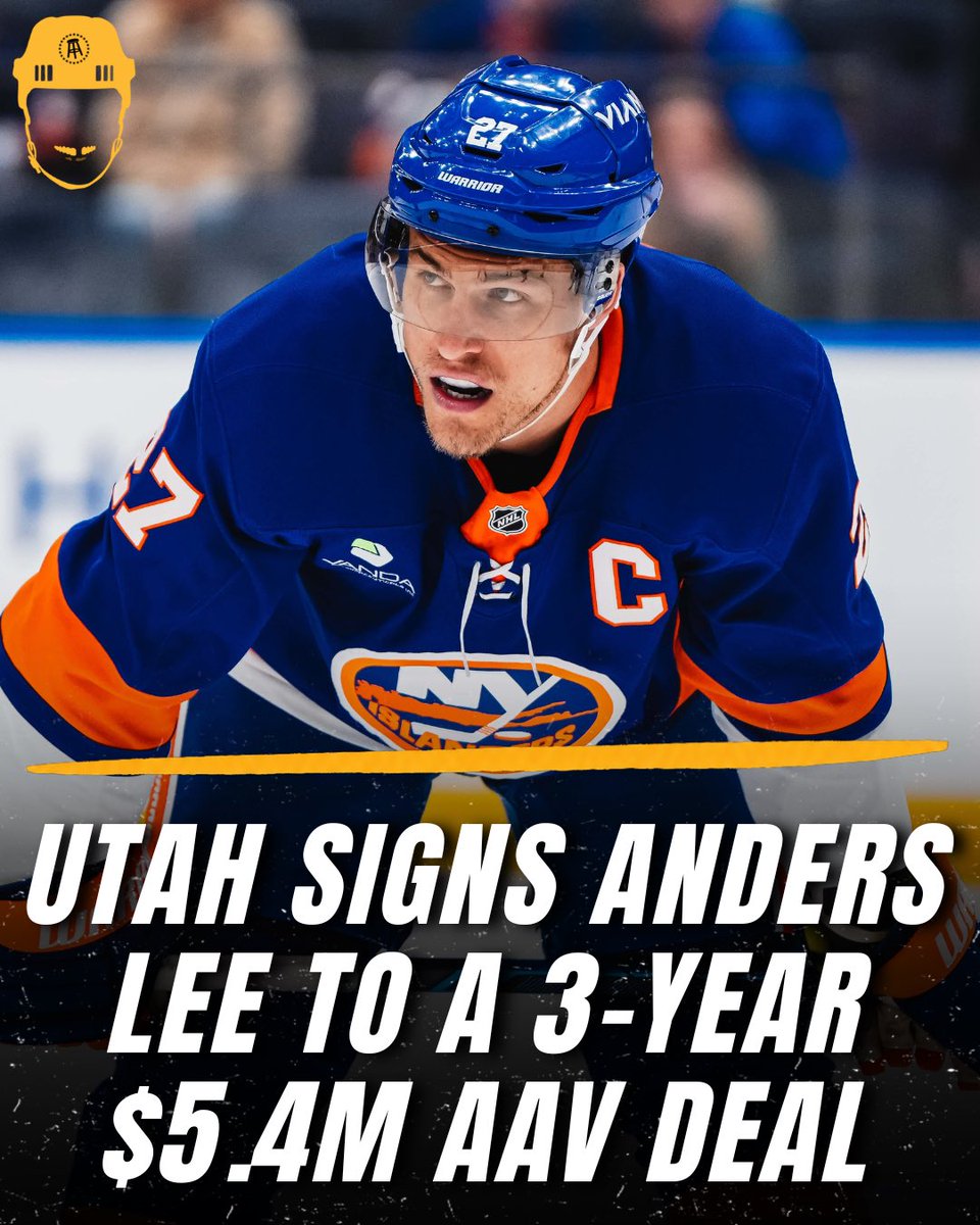 spittinchiclets's tweet photo. Anders Lee is joining the Mammoth 🦣 https://t.co/44DNaiNn6D