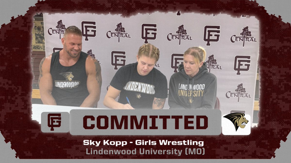 GFC_Activities's tweet photo. Congrats to @gfgirlswr Sky Kopp signing her letter of intent to compete collegiately in Girls Wrestling at Lindenwood University (D1) in 2026-27!
#OnwardCentral https://t.co/H4vHZGuma3