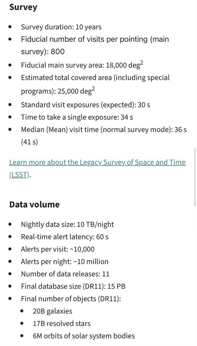triangle___man's tweet photo. Fun piece of Vera Rubin trivia: it’s the first all-sky survey from a telescope big enough that it will observe more galaxies than it does stars https://t.co/B88jJXRbR8