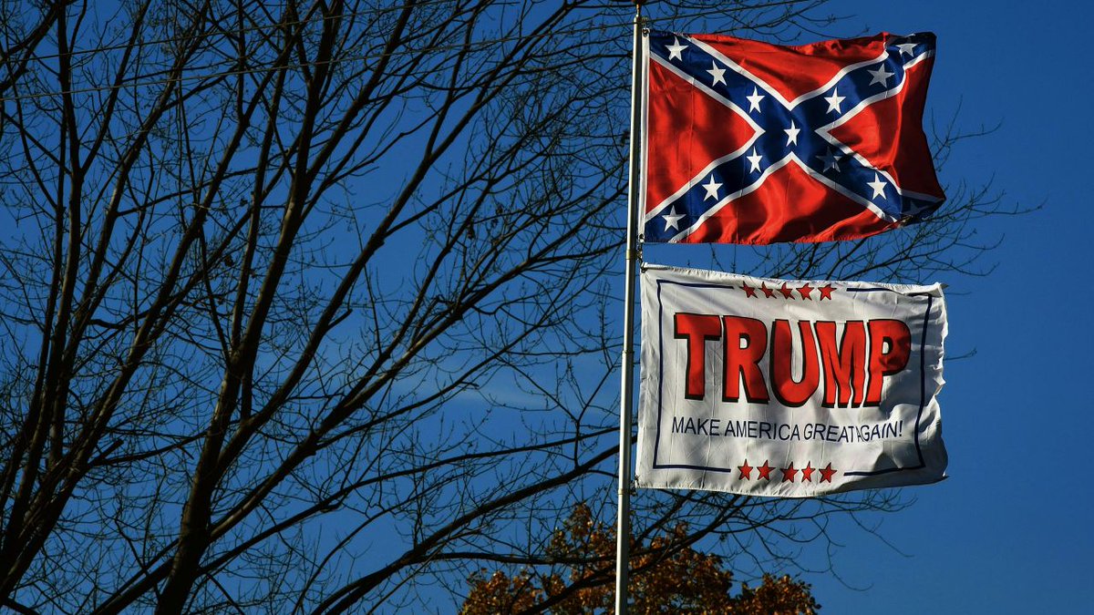 Namahsii's tweet photo. @rawsalerts Funny all the anger in the comments from people who supported this on Jan 6th.  The flags of literal traitors and felons. https://t.co/sIF9AyMmWN