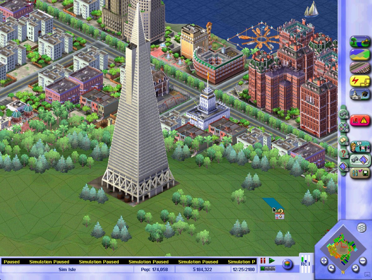 RetroTechDreams's tweet photo. SimCity 3000 (1999) https://t.co/jK9bvbQJAa