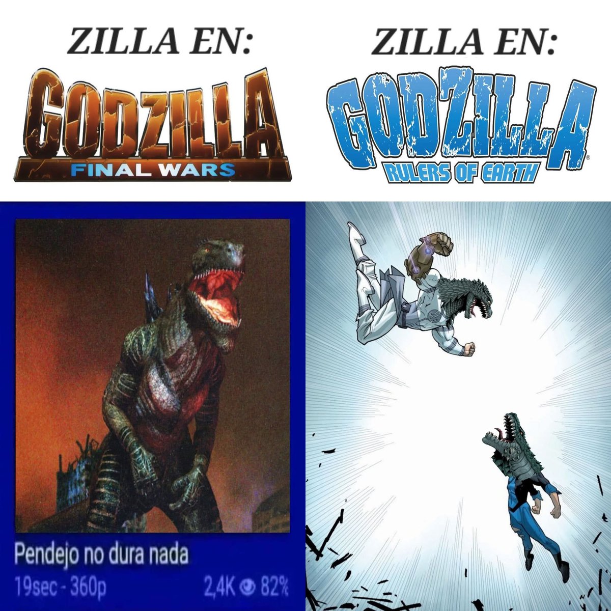 TheKillerX1954's tweet photo. Zilla teniendo la suerte de que IDW es una empresa gringa de cómics y de que los que hicieron Godzilla: Rulers of Earth eran muy fanáticos de Godzilla: La Serie.

De lo contrario, Zilla hubiese vuelto a ser otro kaiju de relleno como en Final Wars xd https://t.co/xYt3eiajC6