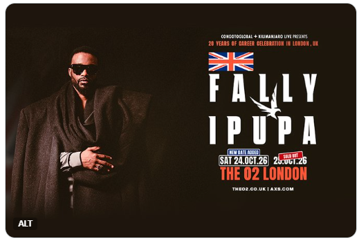 kinshasaweb's tweet photo. #the02 #London #The02Arena #Music #LiveMusic #Concert #FallyIpupa #O2Arena #SoldOut #RDC #DRC #DicapLaMerveille #DRC #Congo #AfricanMusic #Legend
Tickets on sale Friday 10 July at 10am🎟️
https://t.co/drAPo8Vxn8
https://t.co/pfz5qpBeep https://t.co/MUCO8hvqyi
