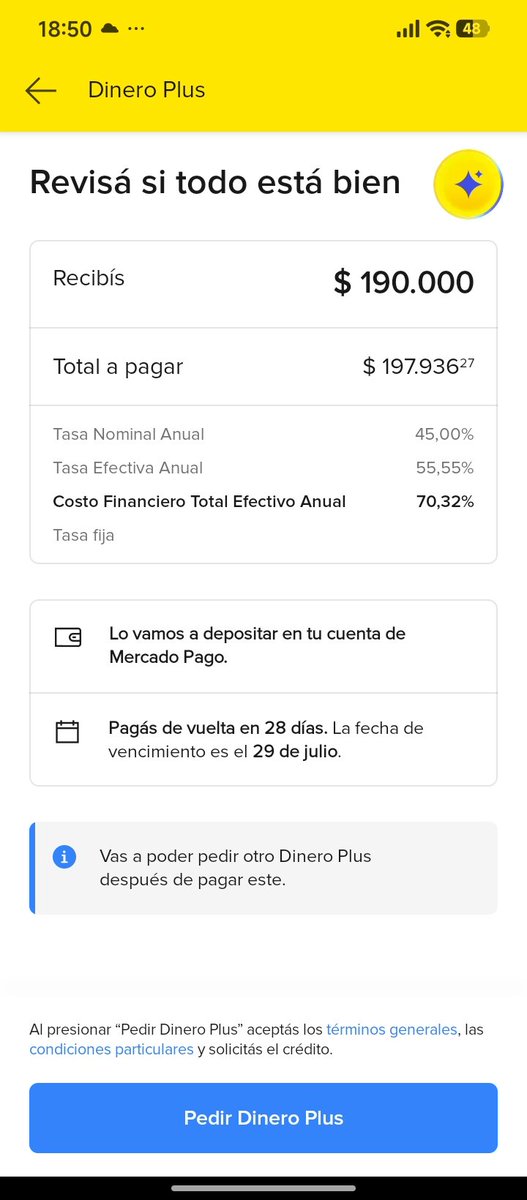 SebastianMedLLA's tweet photo. @elcirujagardel Evalua más la ctividad dentro de MercadoPago. https://t.co/LrBQPAYmyL