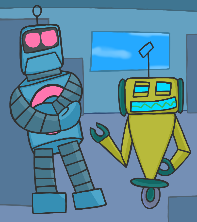 BlueOrco's tweet photo. They're supposed to be working.
#drawing #robots https://t.co/sMz0I6ru7a