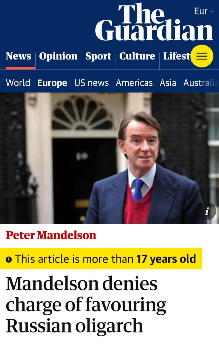 kinlochleven7's tweet photo. @PolitlcsUK @Telegraph Quelle surpris.  Mandelson's a long standing mate of Putin's chum Oleg Deripaska. (Remember the scandalous yacht trip)

Via Deripaska, Mandelson tried to pull favours to secure a visa for Epstein to travel to Moscow

Scratching the surface with Mandelson and his dodgyness https://t.co/IehzWHGpEN