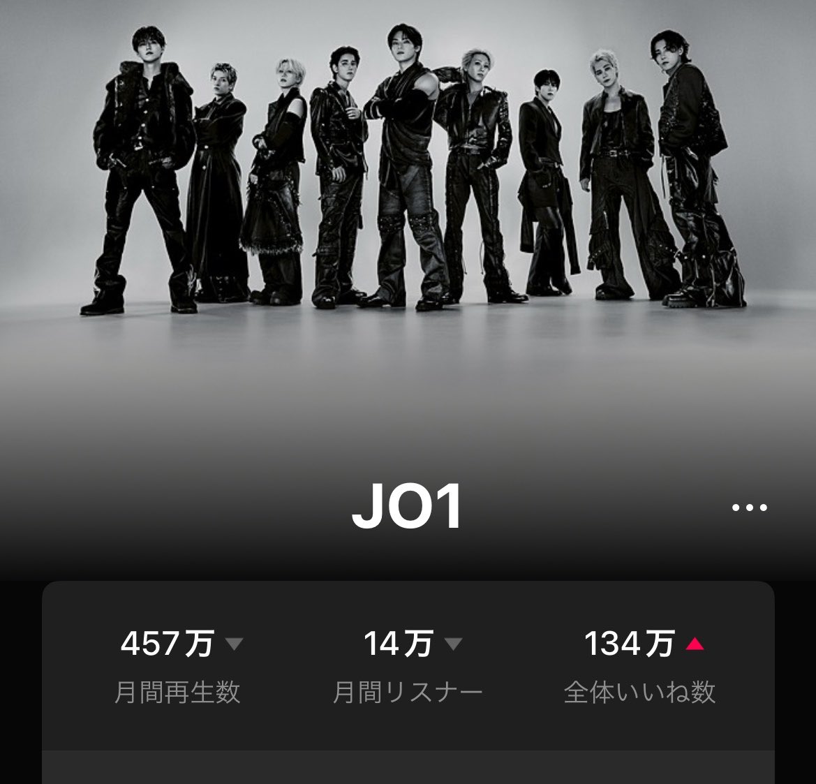 _rara_2_'s tweet photo. LINE 月間再生数

457万🔻( -2万⚠️ )

🚨JO1の応援をしませんか？スミン仲間大募集

#JO1 https://t.co/WnGkql52hu