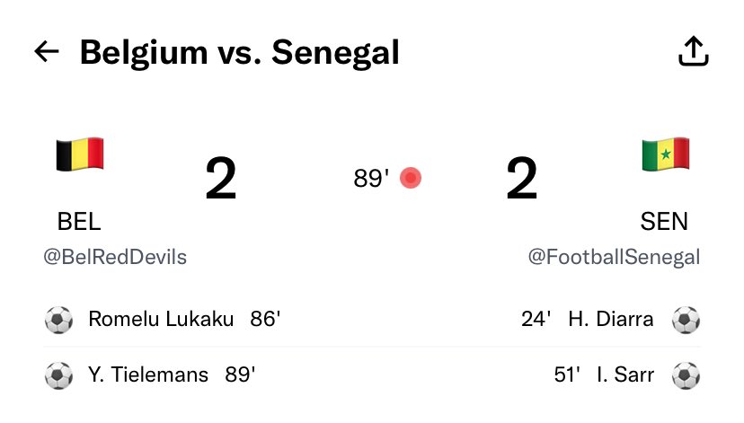 tswelomosenyi's tweet photo. how did senegal fumble the lead in three minutes?😭 https://t.co/7c1F5T0RMt