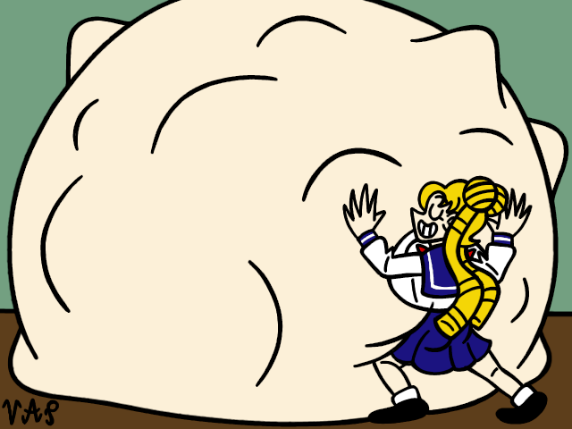 VAPChan1's tweet photo. Usagi's huge vore belly! (Drawn by me!) https://t.co/uTT6nPd0xB