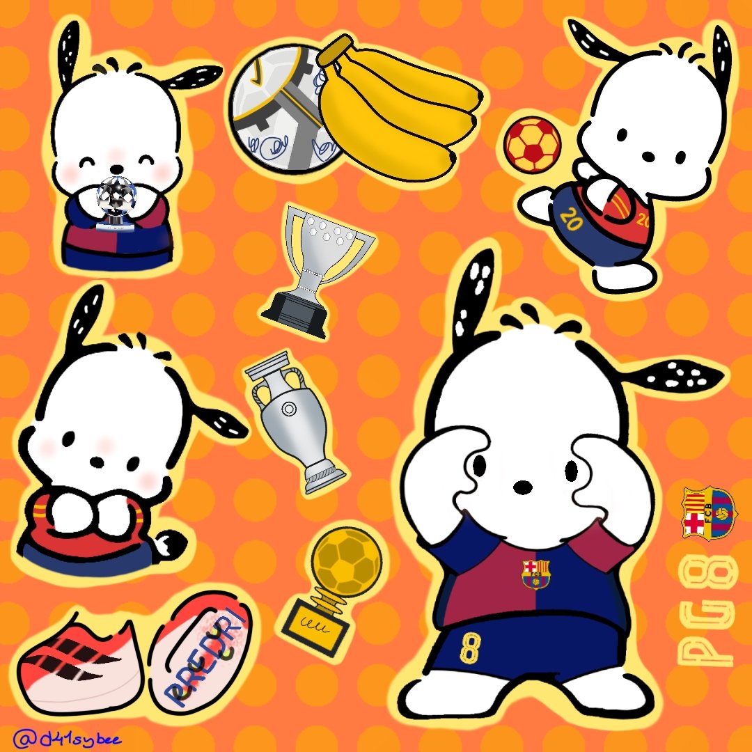 d41sybee's tweet photo. here's pochacco!pedri doing the same pose https://t.co/HCrQNh0sOv