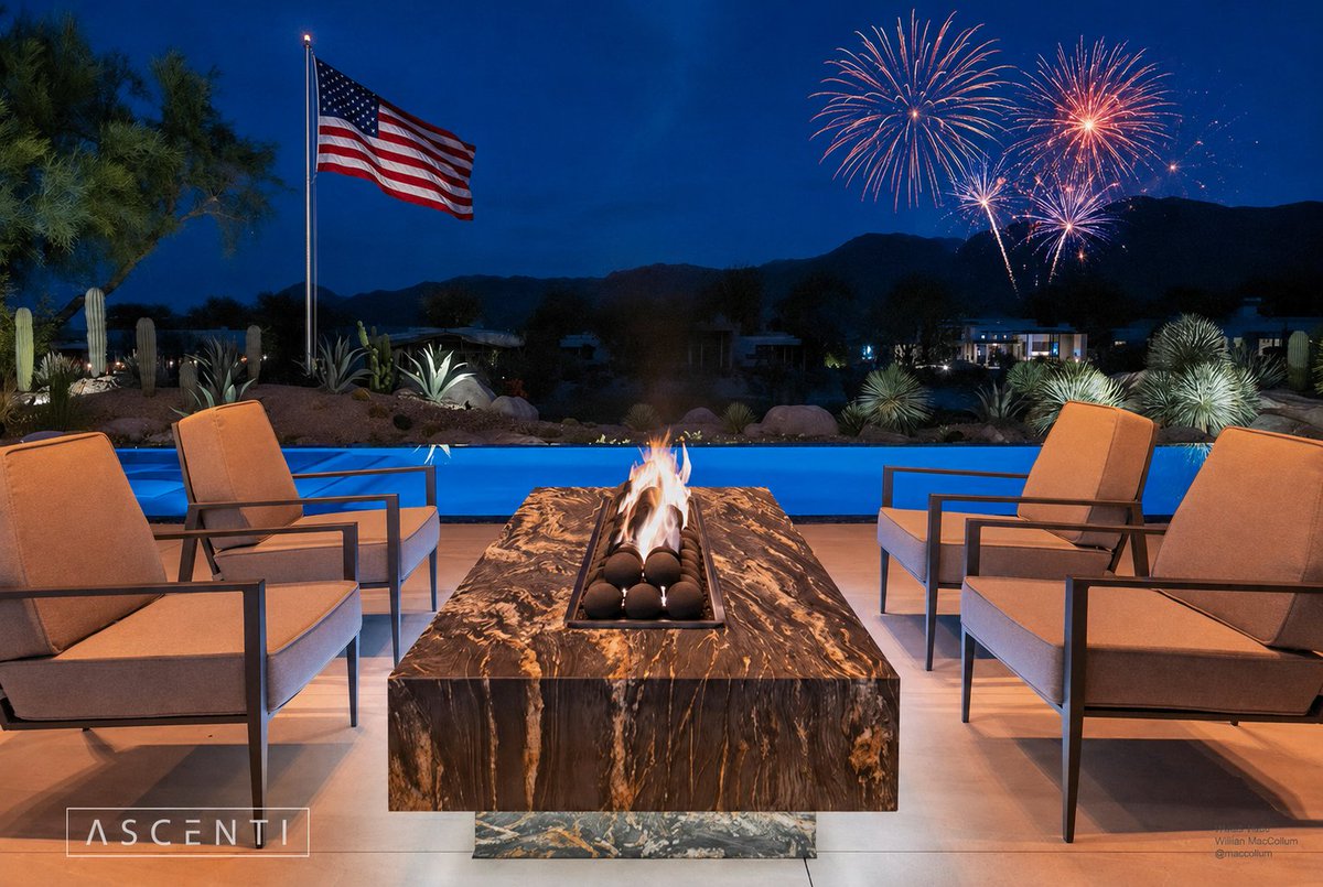 AscentiLighting's tweet photo. Stars, stripes, and ASCENTI lights. This festive fire features an ASCENTI LED toekick, bringing the perfect warm glow to holiday gatherings, hospitality spaces, residential retreats, commercial venues, and anywhere a little sparkle belongs. Happy 250th!
Architect: @whipplerussell https://t.co/DiAPT3hIUq