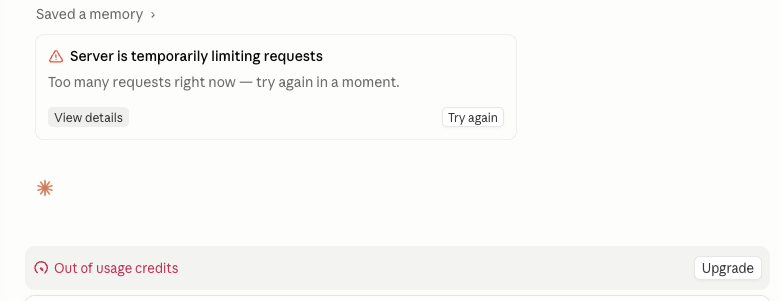 ventsi's tweet photo. that was fun while it lasted, still at 0 useful output https://t.co/PLlJ4hc9VY