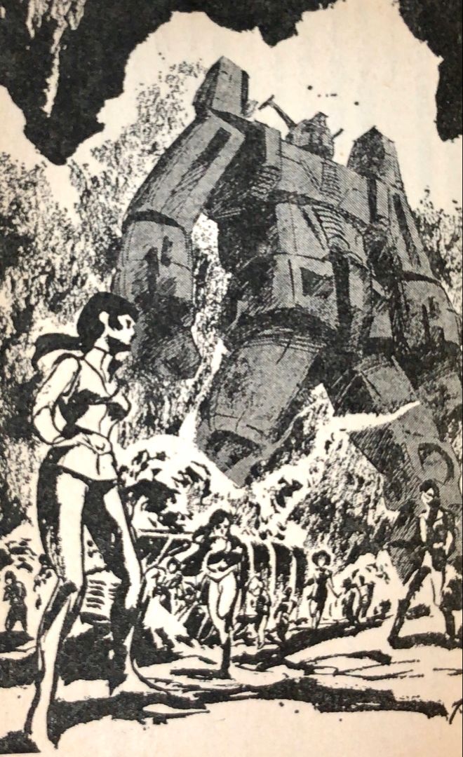 KaykyVin's tweet photo. Tomonori Kogawa's rough illustrations for Space Runaway Ideon. https://t.co/KAt4bcplC8