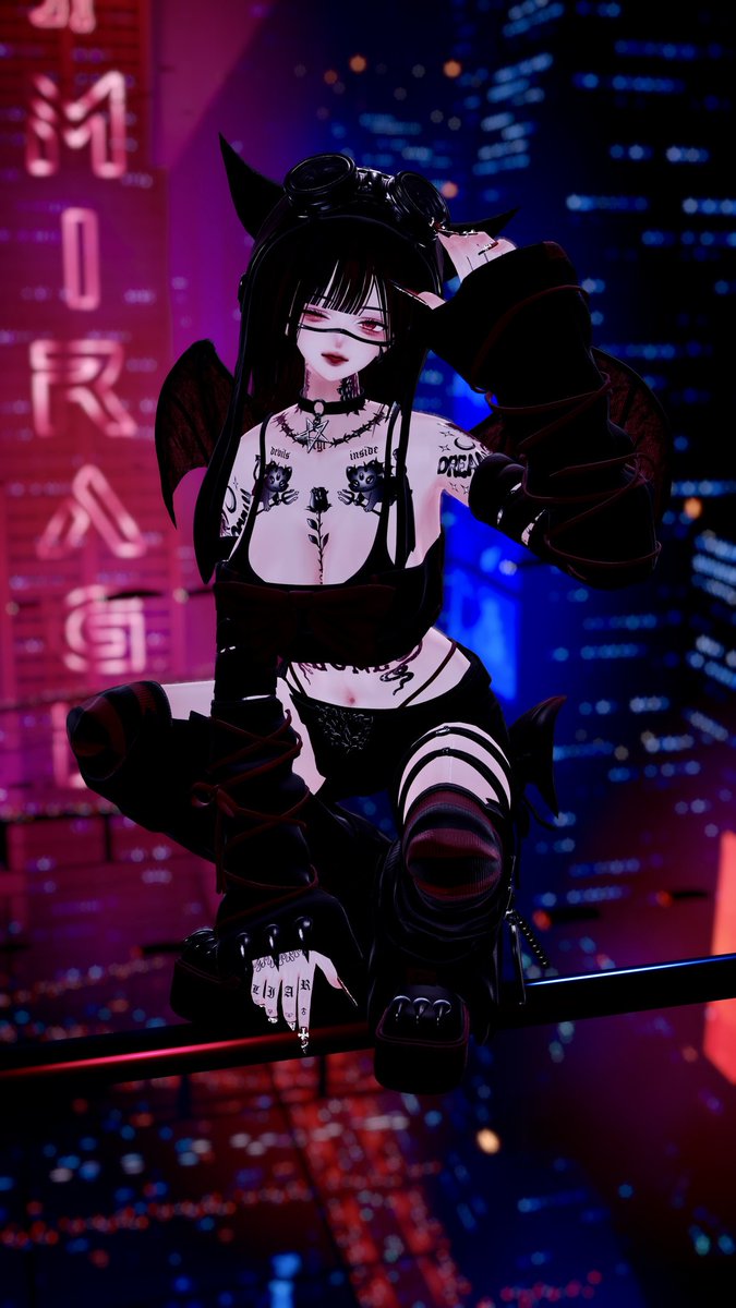 devil参上😈❤️ #Shinra3D #cybergirlcult